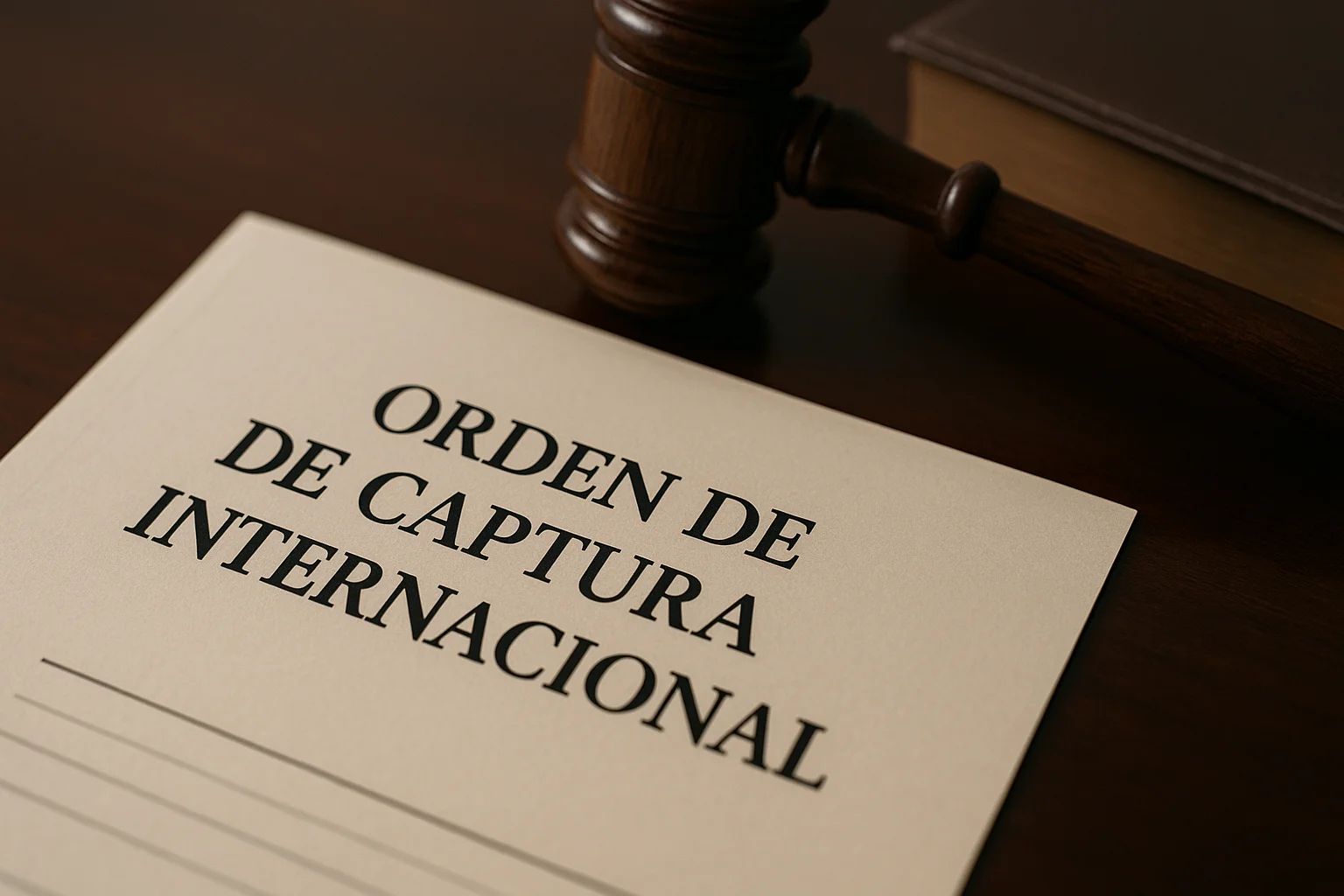 Circular azul de INTERPOL